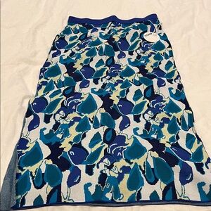 STAUD Giovanni midi skirt
